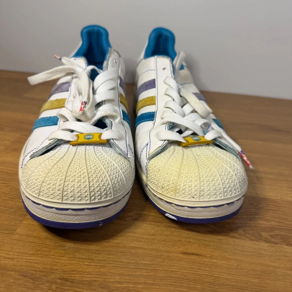 Adidas‎ Superstar NBA New Orleans OKC Hornets Sneakers Mens 12 2006 PROJECT RARE